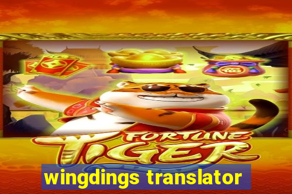 wingdings translator